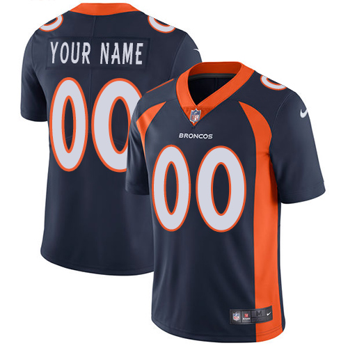 Men's Denver Broncos ACTIVE PLAYER Custom Navy NFL Vapor Untouchable Limited Stitched Jersey